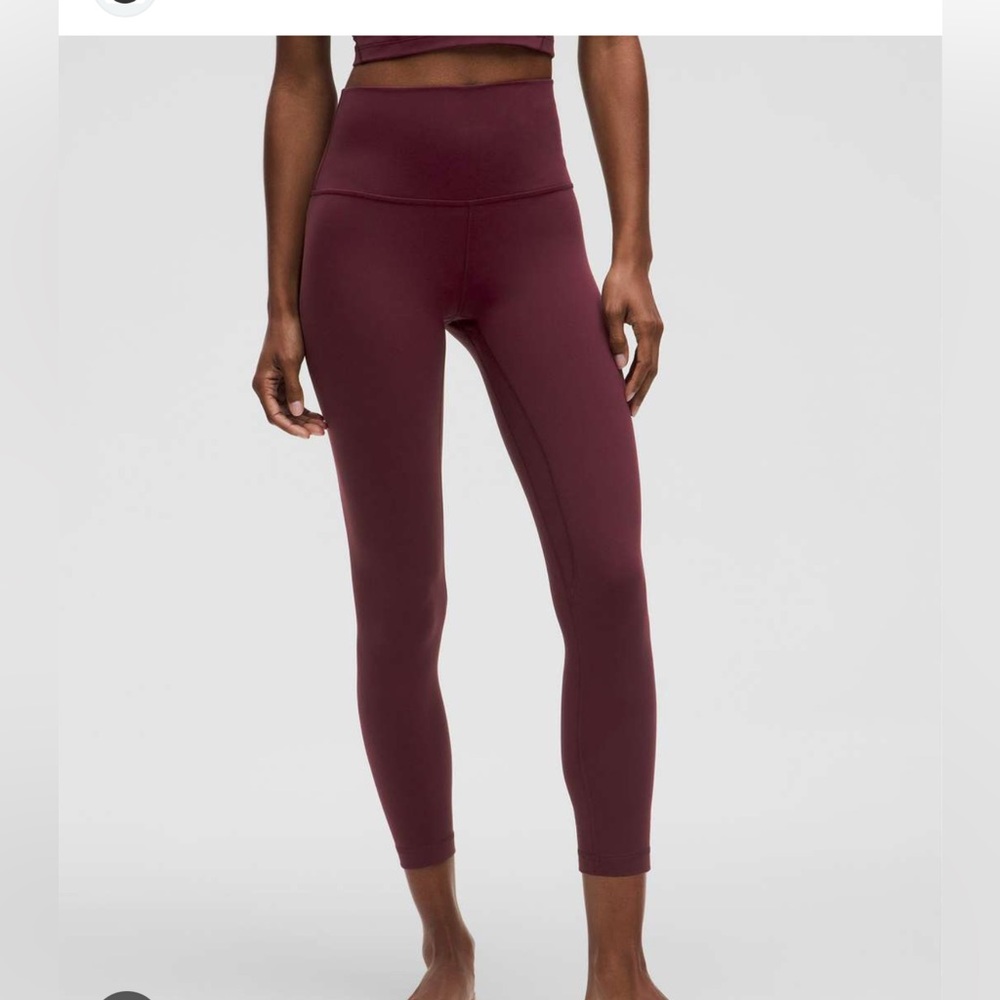 NWOT Lululemon Align High-Rise Pant 25"
Garnet Red Size 8 - Picture 2 of 6